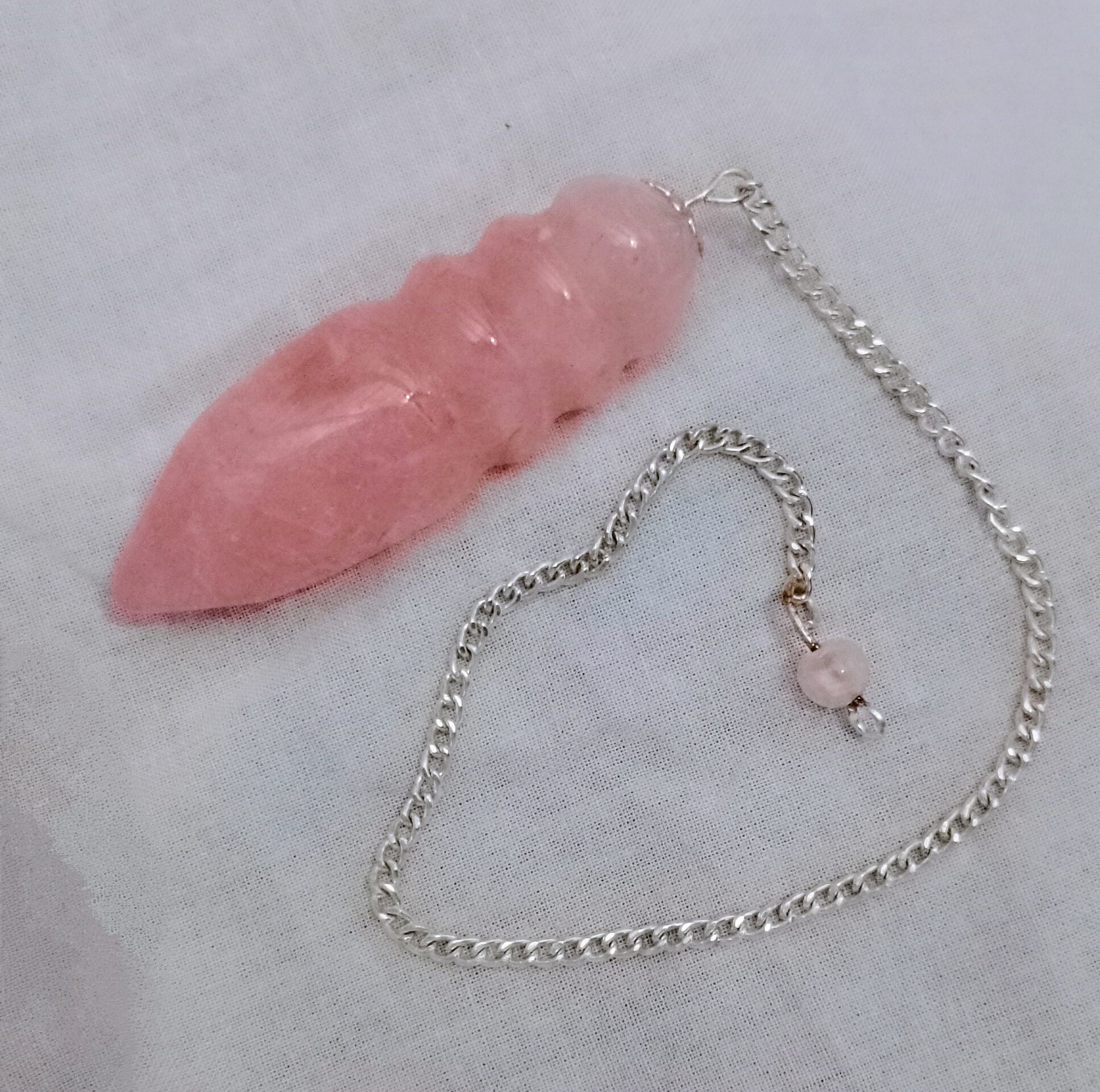 Péndulo cuarzo rosa - 1